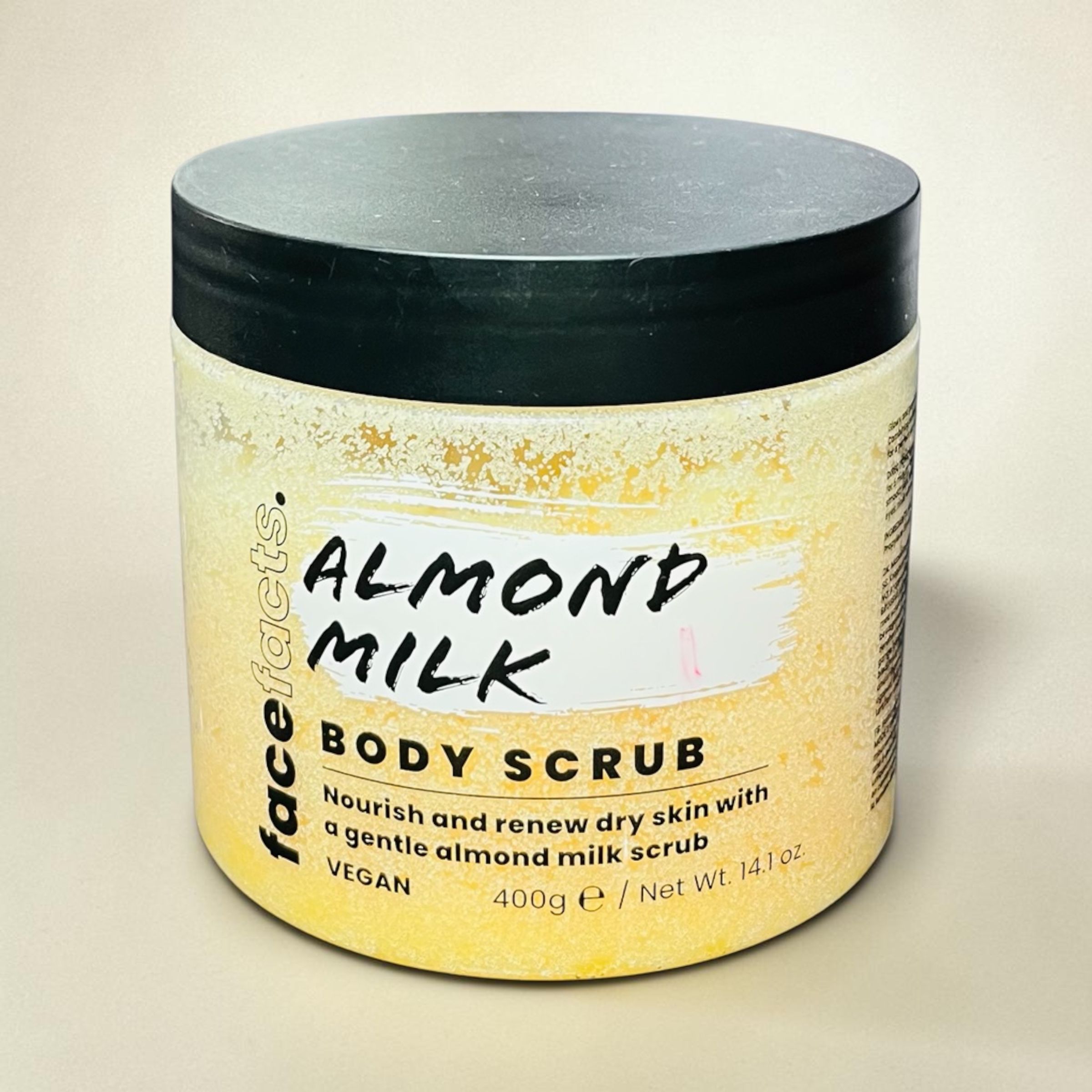 FACE FACTS ALMOND MILK BODY SCRUB 400G